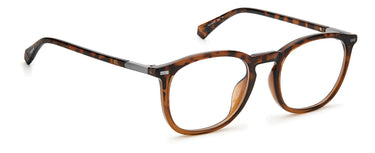 Premium Men Polaroid Eyeglasses: PLD D431/F - Havana Brown(2)- SpecSMART Eye Clinic (Diagonal View)